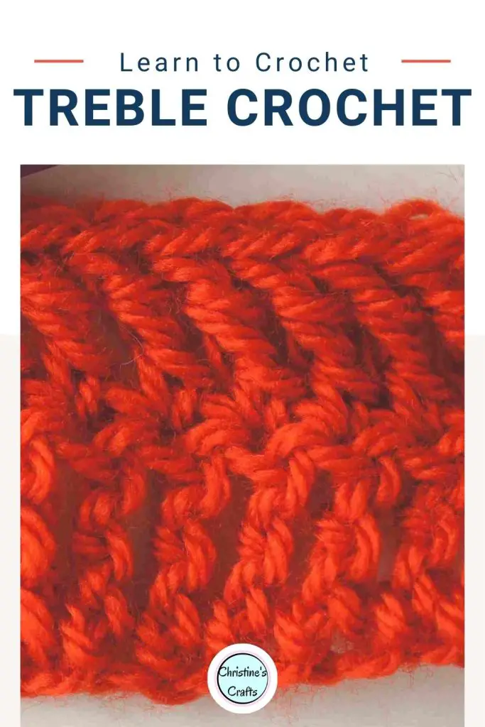 double treble crochet Pinterest pin