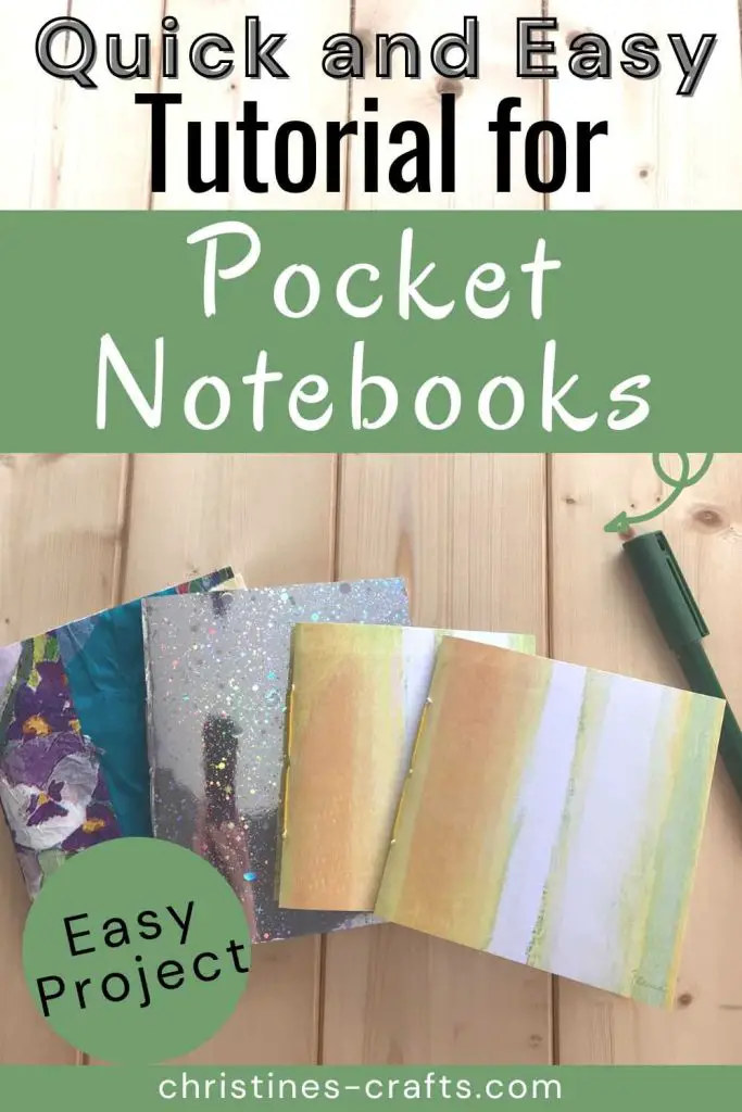 pocket notebooks Pinterest pin