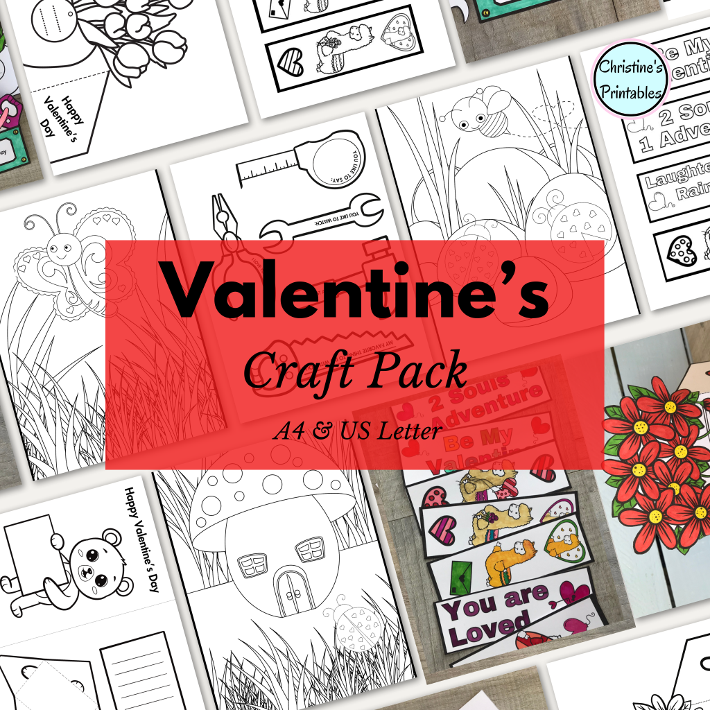 Valentine's Day Card Craft Pack