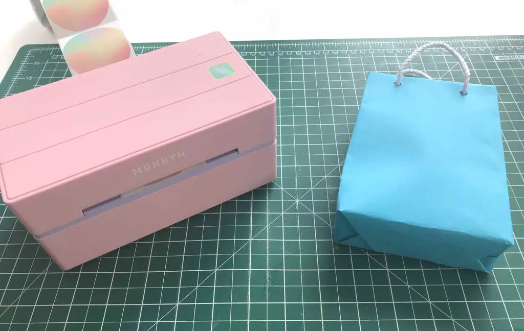 DIY gift bag and Munbyn label printer