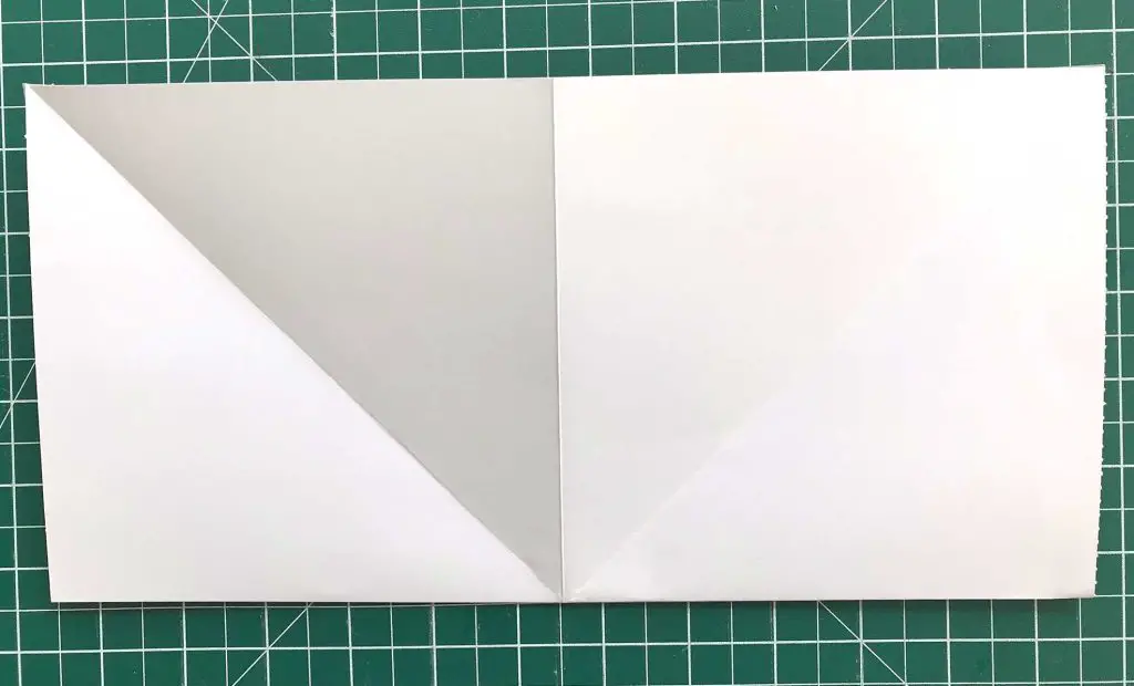 initial origami folds 