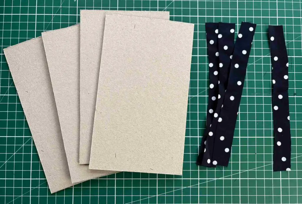 dividers and fabric strips