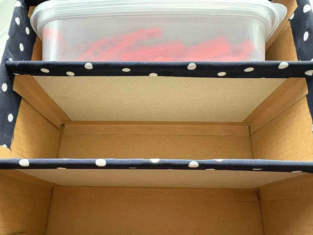 inside storage box