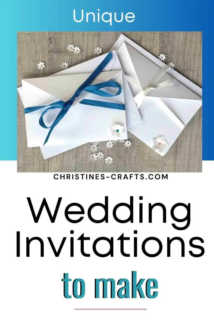 DIY wedding invitations Pinterest pin