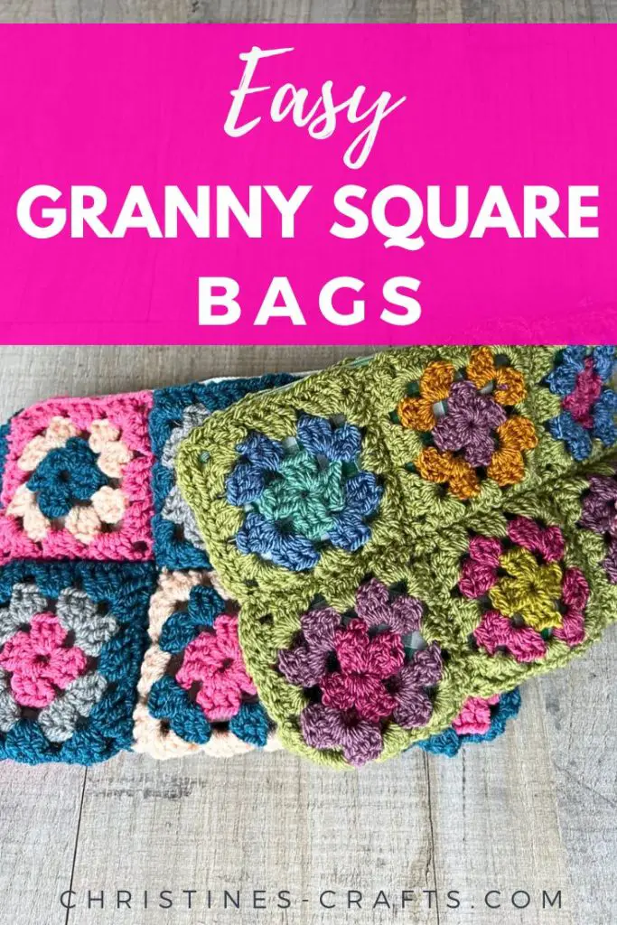 crochet bag Pinterest pin