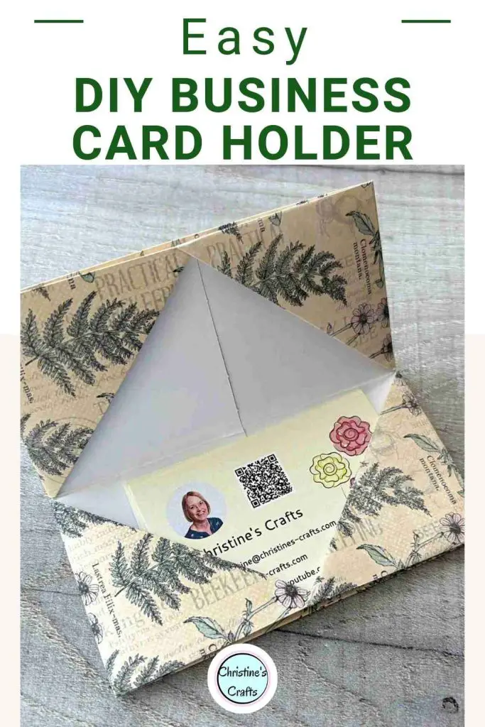 business card holder Pinterest pin