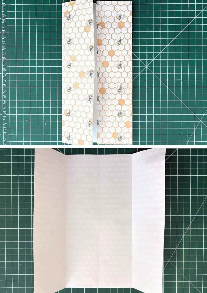 origami business card holder second folds